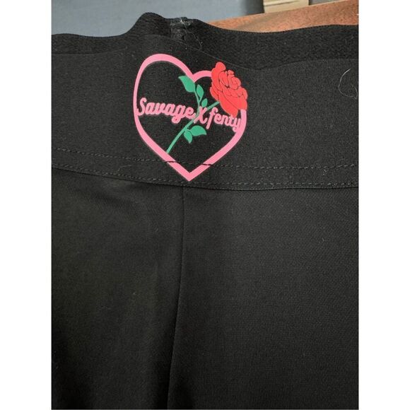 Savage X Fenty Black Jersey Leggings - Picture 3 of 7